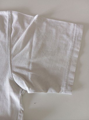 Camiseta Fila Vintage Blanca Logo Bordado Talla L