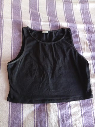 Camiseta sin mangas Pimkie negra talla única