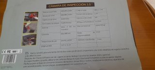 Cámara Inspección COAMER CIT-100 3.5