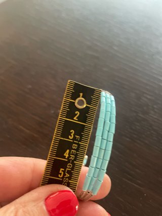Bracciale rigido argento e turchese