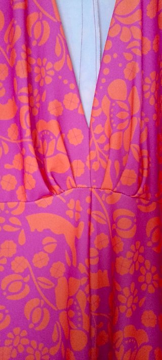 Vestido estampado floral midi