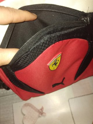 Borsa a tracolla Ferrari by Puma rossa