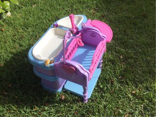 Cambiador bañera cuna muñecas juguete