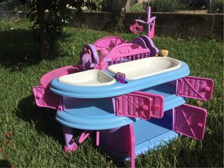 Cambiador bañera cuna muñecas juguete