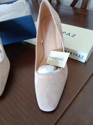 Zapatos de tacón Marypaz beige talla 41