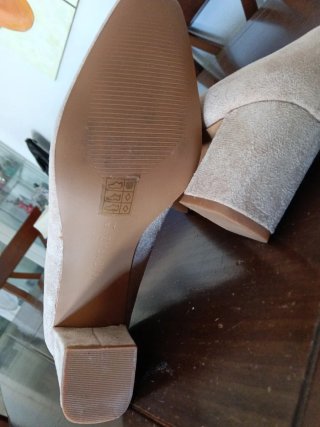 Zapatos de tacón Marypaz beige talla 41