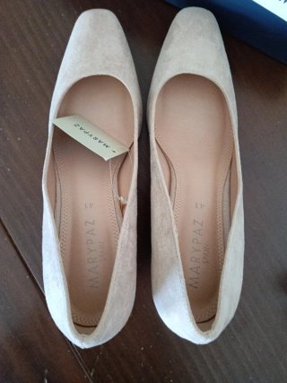 Zapatos de tacón Marypaz beige talla 41