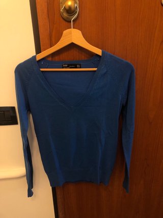 Maglione Zara blu elettrico