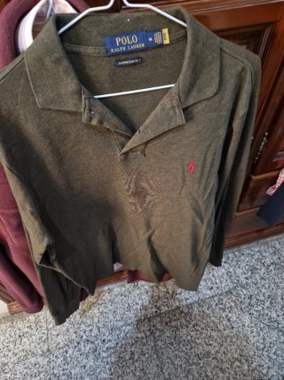 Polo Ralph Lauren Manga Larga Verde M