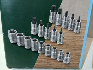 Torx Juego Vasos PARKSIDE 19 Piezas
