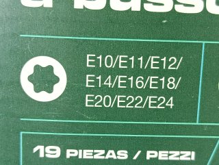 Torx Juego Vasos PARKSIDE 19 Piezas