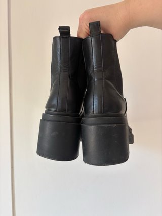 Botines negros plataforma