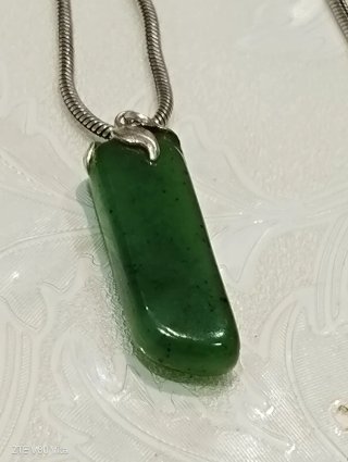 Collana con gemma in argento 925