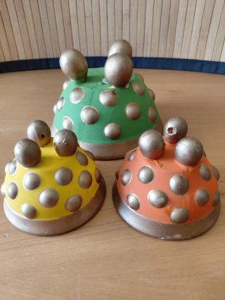 Set 3 Ciotole Sottovasi Colorati