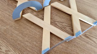 IKEA Skribent - Set x4 sujetalibros (forma X)