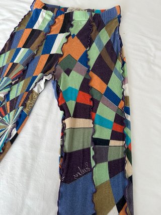 Pantalón patchwork Siedres multicolor
