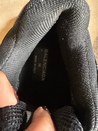 Zapatillas Balenciaga Triple S Negras Rojas