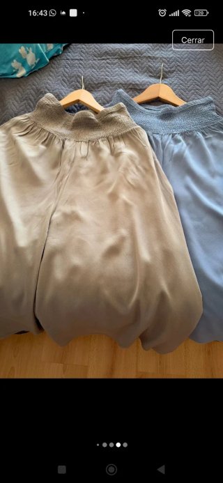 Pack Pantalones anchos verano talla M/L