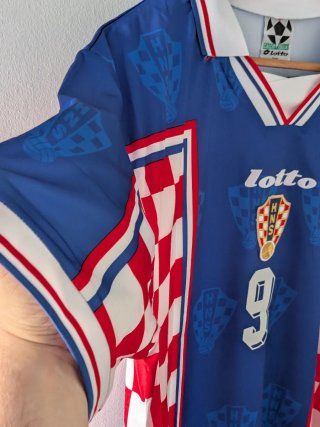 Camiseta Croacia. Suker 9. Talla XL