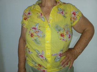 Blusa floral talla XL
