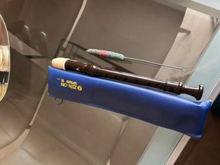 Flauta barroca de plástico