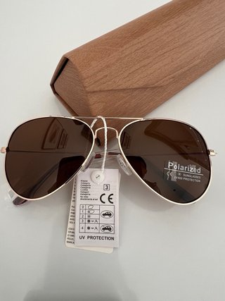 Gafas de Sol Aviador Polarizadas Marrones