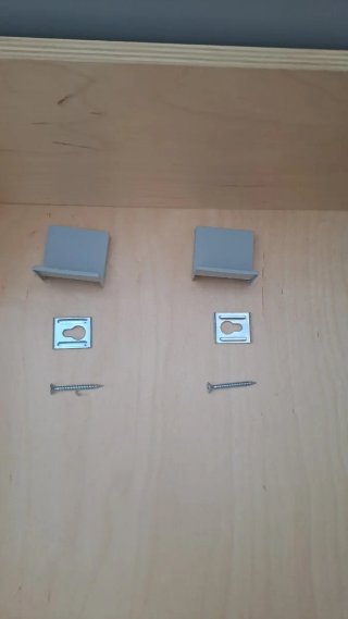 Mueble de baño gris 2 cajones