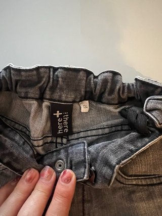 Pantalón vaquero niño gris