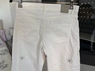 Pantalón Brownie Blanco Talla 34