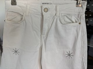 Pantalón Brownie Blanco Talla 34