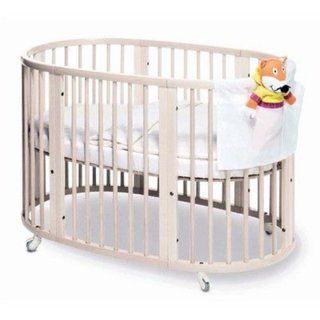 Mini Cuna + Cuna Stokke Sleepi Blanca Evolutiva