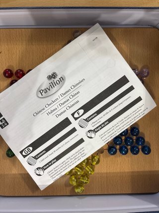 Juego Damas Chinas Madera