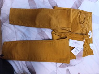 Vaqueros Pull&Bear Slim Fit Amarillo Talla 36 y