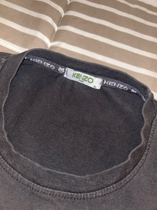 Camiseta Kenzo negra Tiger Logo talla XL