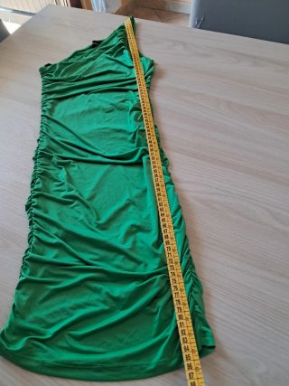 Vestitino monospalla verde