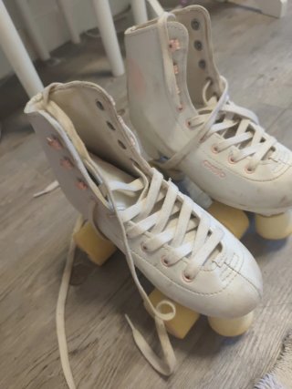 Patines blancos para niña talla 35