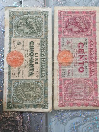 Lote Banconote Storiche Italiane: Lire