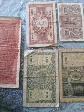 Lote Banconote Storiche Italiane: Lire