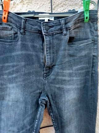 Pantalones Mango Negros Talla M