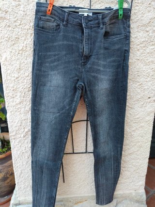 Pantalones Mango Negros Talla M