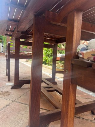 Conjunto Muebles Exterior Terraza Madera