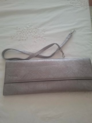 Bolso Clutch Plateado
