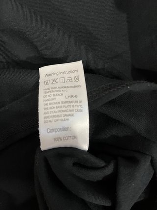 Camiseta Negra Talla S
