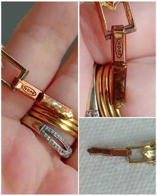 Bracciale vintage Avon slide natalizio
