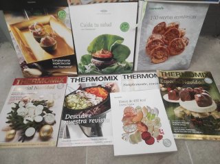 Lote de 7 Libros de Recetas de cocina Thermomix
