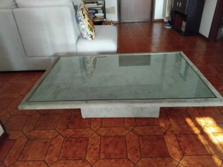 Tavolo basso salotto vetro