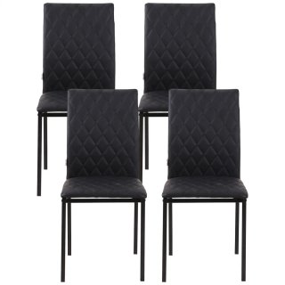 Pack 4 Sillas Comedor Alto Respaldo