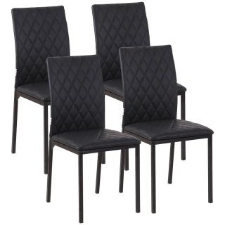 Pack 4 Sillas Comedor Alto Respaldo