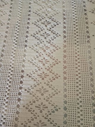 Mantel/Colcha Ganchillo Flores 1975