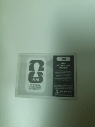 Carta Panini Mundial 26 - 00